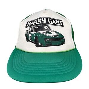 Vintage Nascar Harry Gant Skoal Racing #33Trucker Hat Green adjustable Unisex